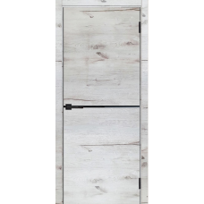 Дверь межкомнатная Леском Роял 4 Дуб арктика, глухое полотно, кромка, молдинг